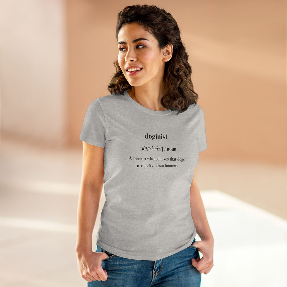 Thumbnail: Doginist Women's Midweight Cotton Tee