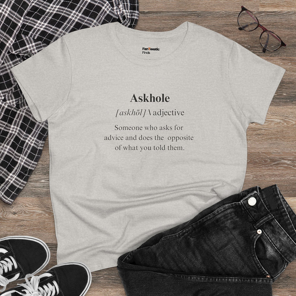 Thumbnail: Askhole Women's Midweight Cotton Tee