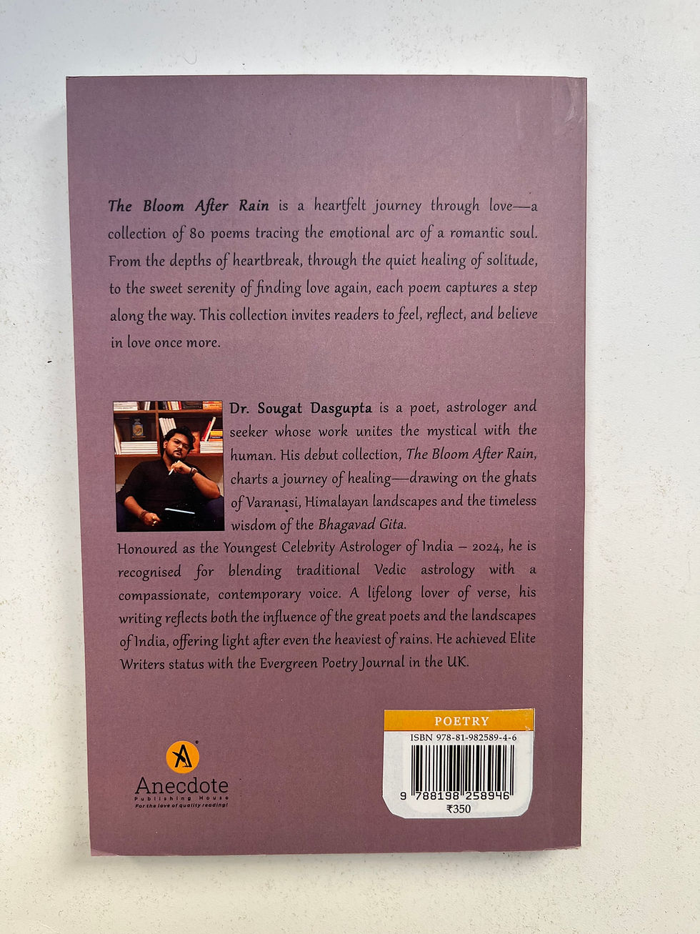 Poetry book for sale at discount