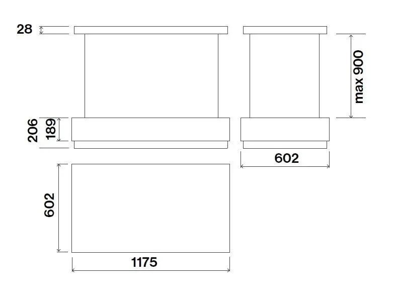 Thumbnail: Falmec Levante Island Hood Up & Down System 120 cm