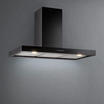 Thumbnail: Falmec Plane Black 90cms Island Hood Black