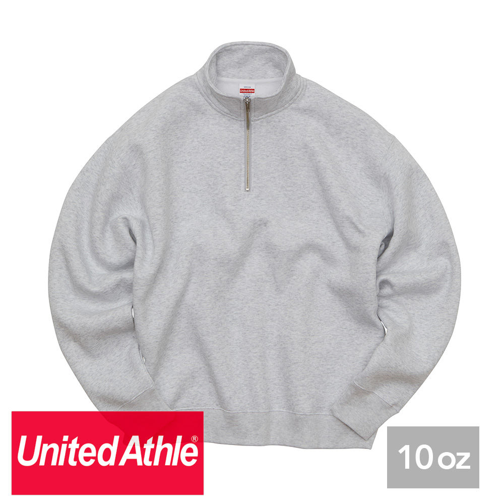 5788-01|ルーズハーフジップスウェット(裏起毛)