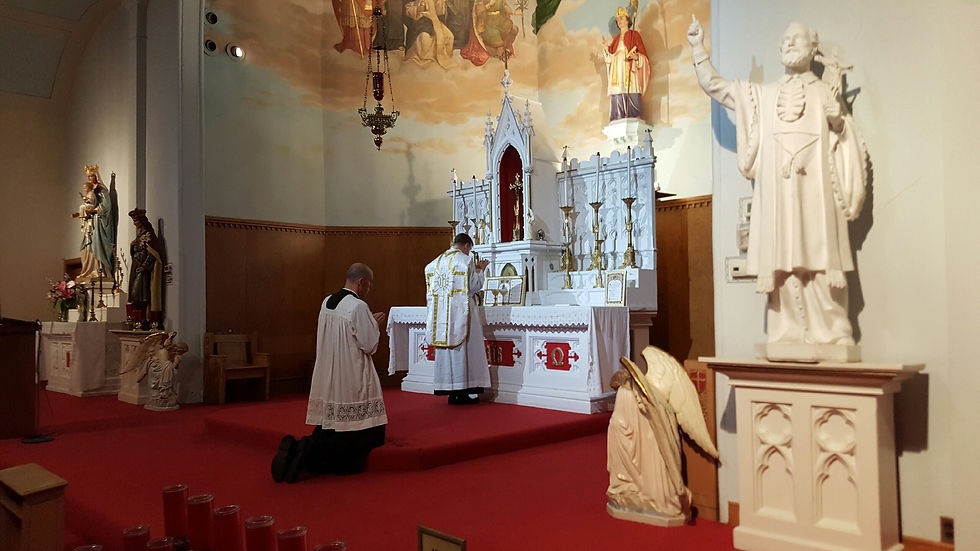 First Mass Fr. Brancich 1 Aug 16