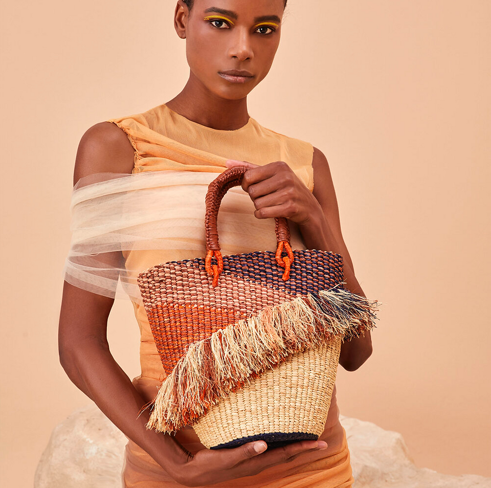 AAKS Tia Ruffle Handbag