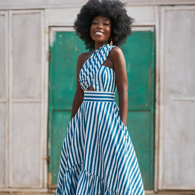 Sika Blue Beeko Dress