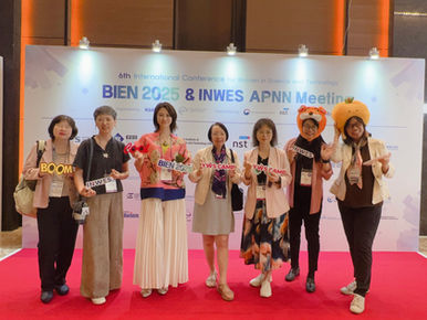 亞太女科技人聯絡網研討會台灣代表團合照