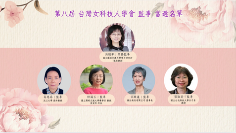 第八屆 理事、監事當選名單