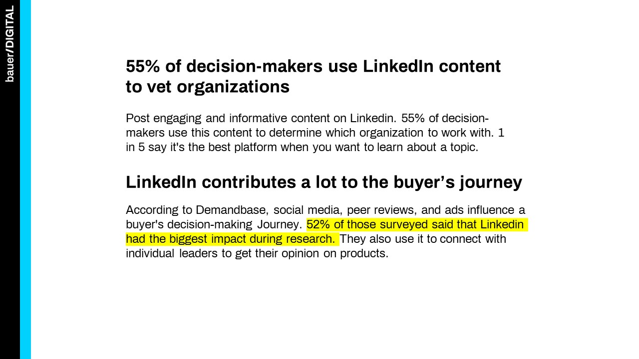 Why I like LinkedIn for B2B Lead Generation