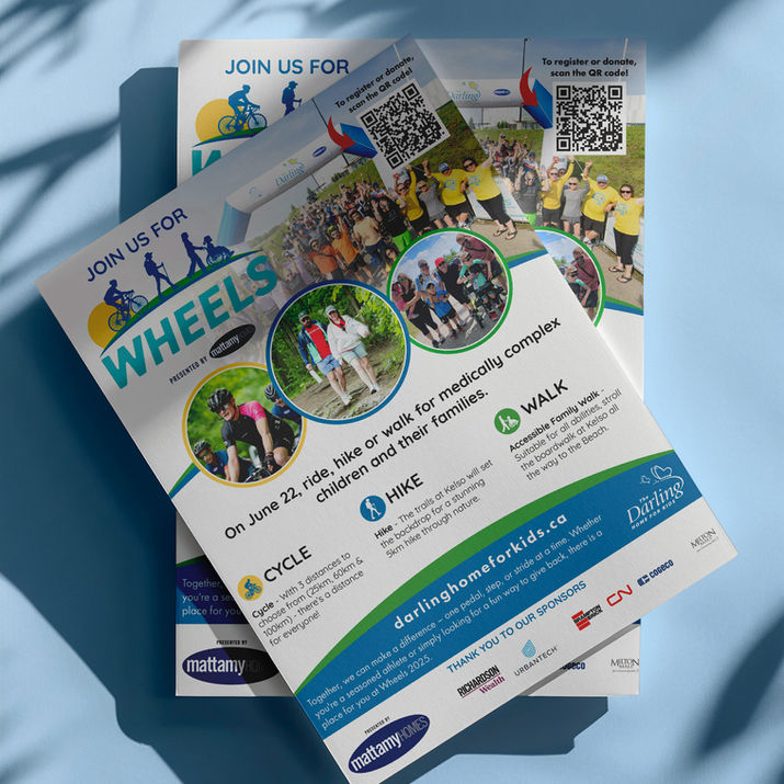 DHK Wheels Flyer mockup