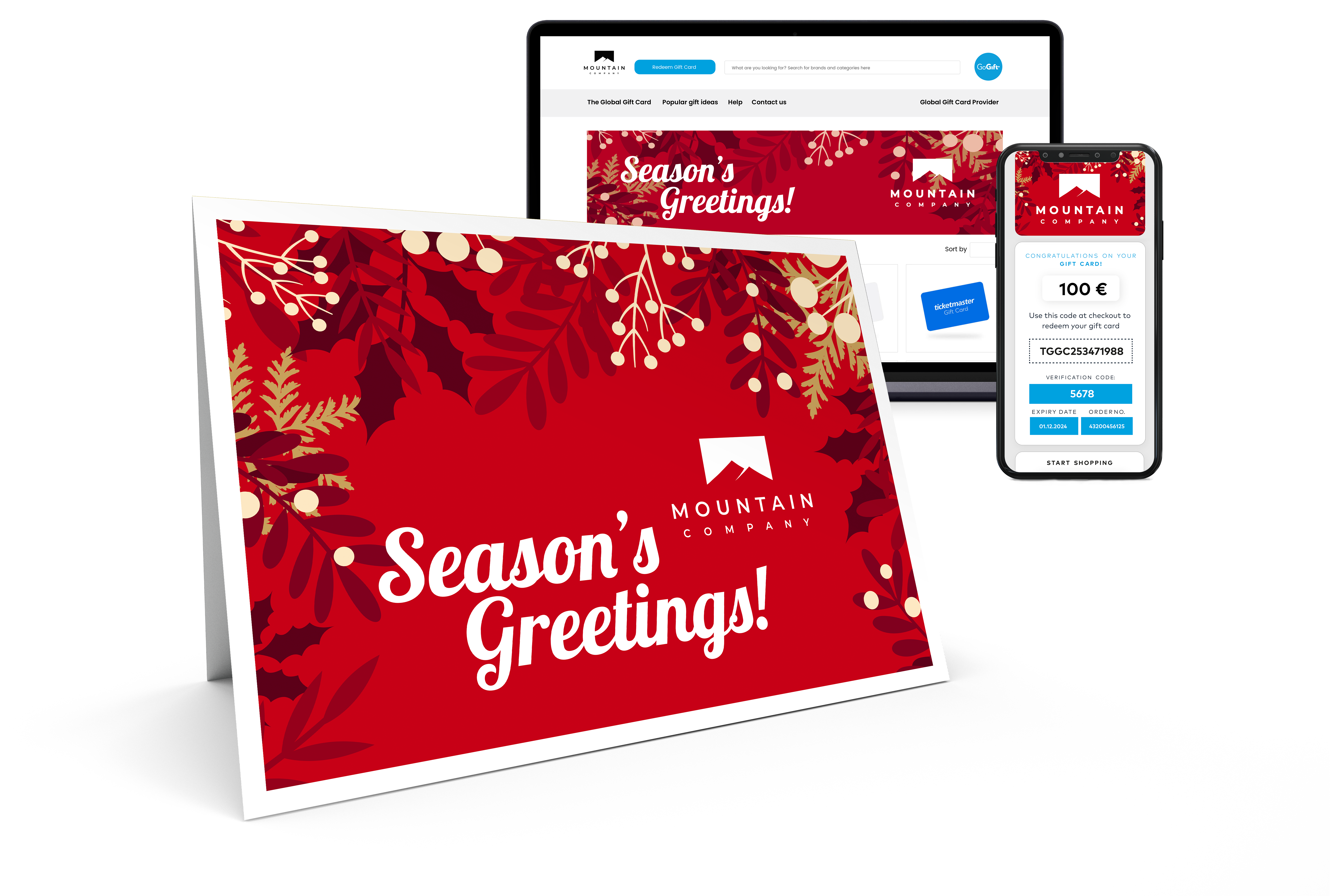 Example of customized greeting