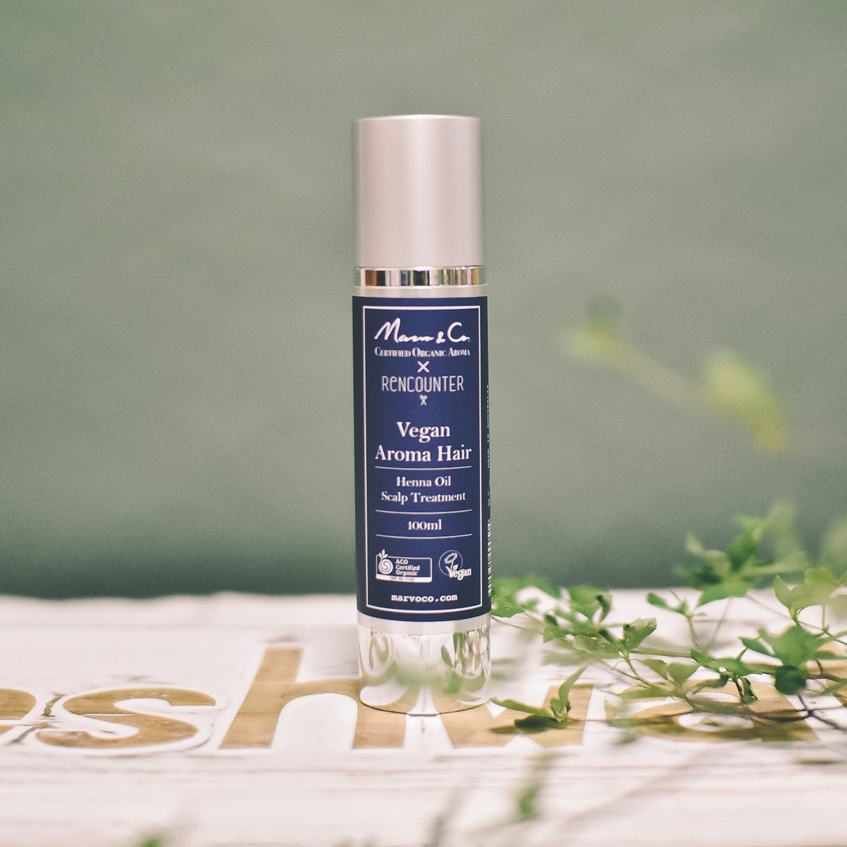 Vegan Aroma Hair Henna Oil Scalp Treatment 100ml