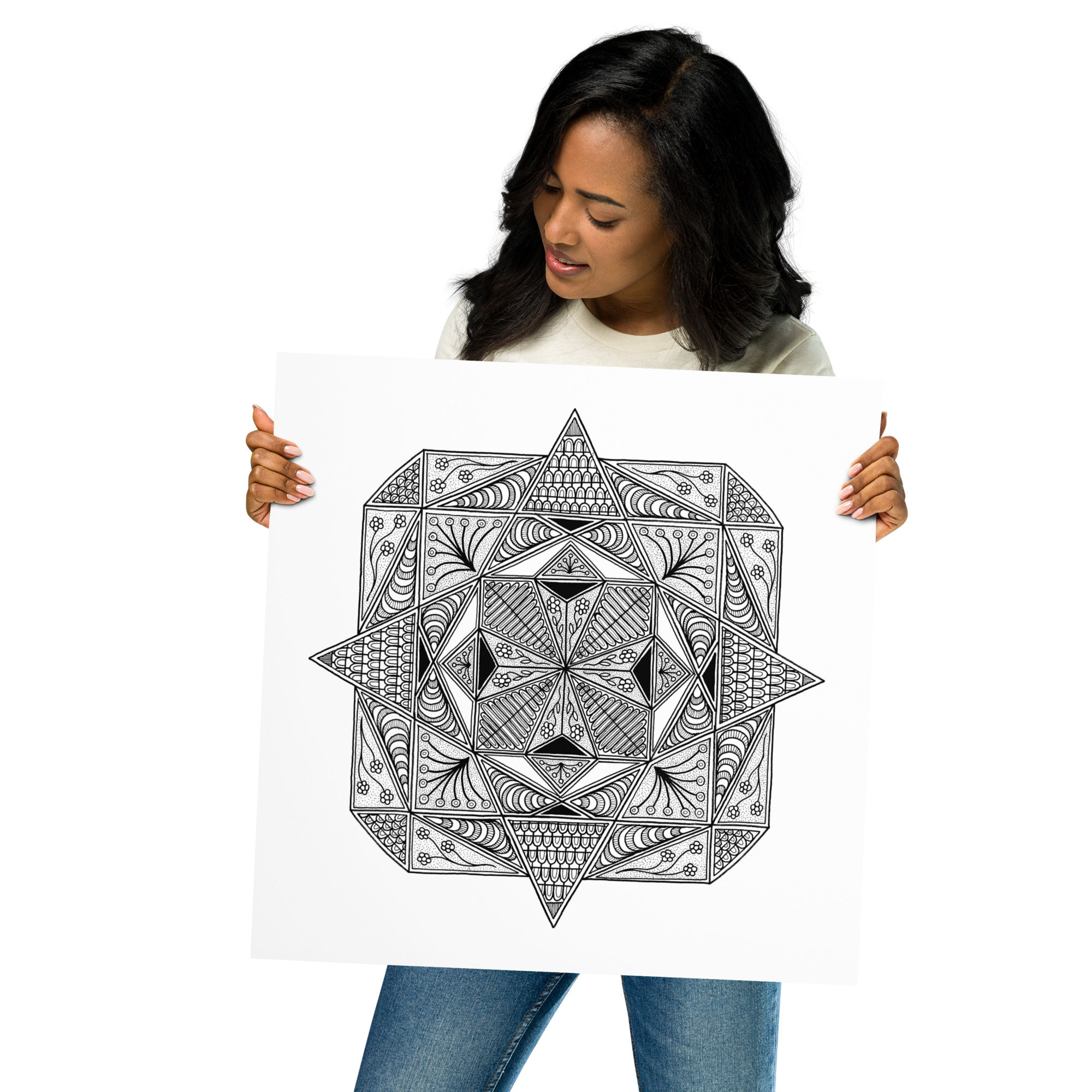 Tesseletile Matt Poster (Various Sizes)