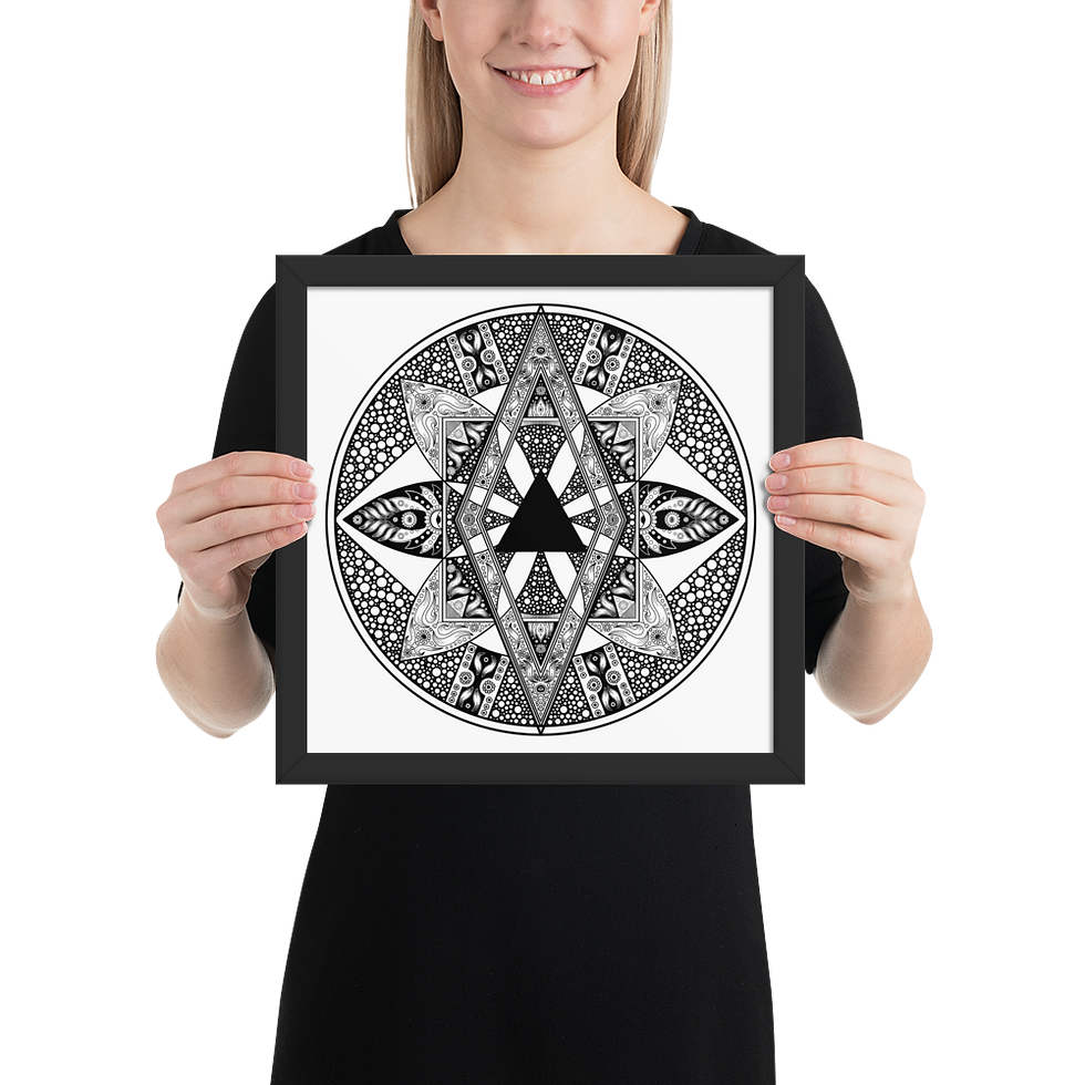 Thumbnail: The Second Singularity Matt Framed Poster (Various Sizes)