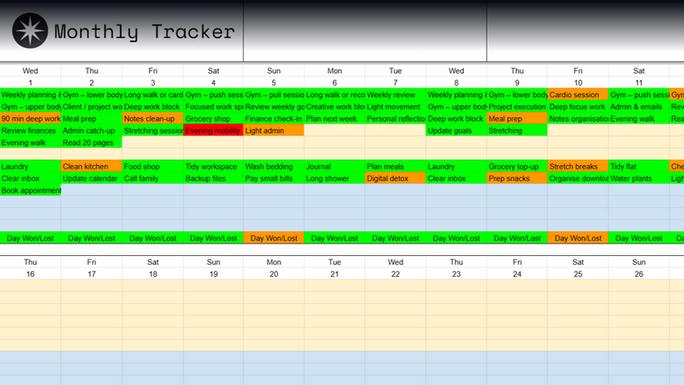Monthly Tracker Image