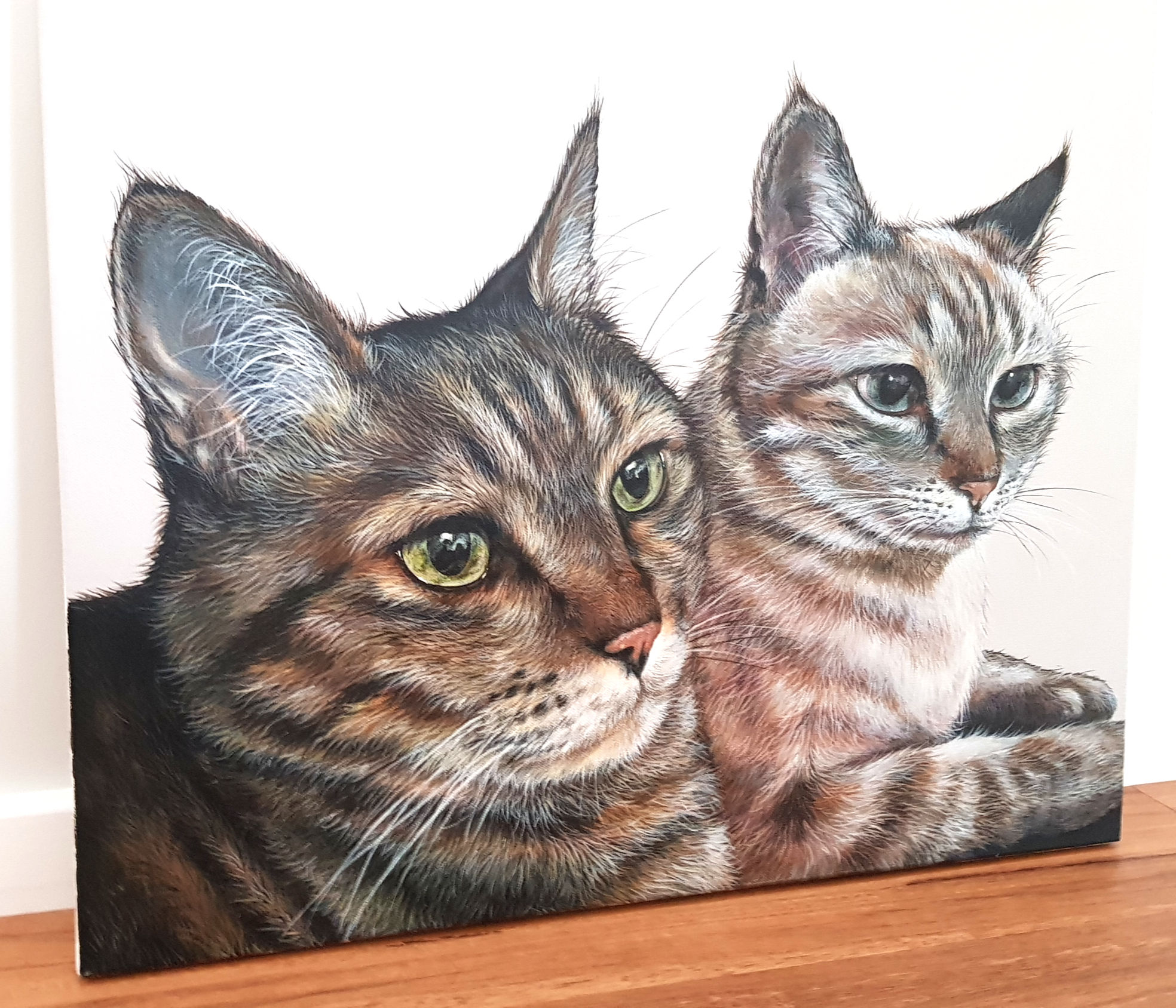 Ninja and Sanyo Portrait Painting - Acrylic