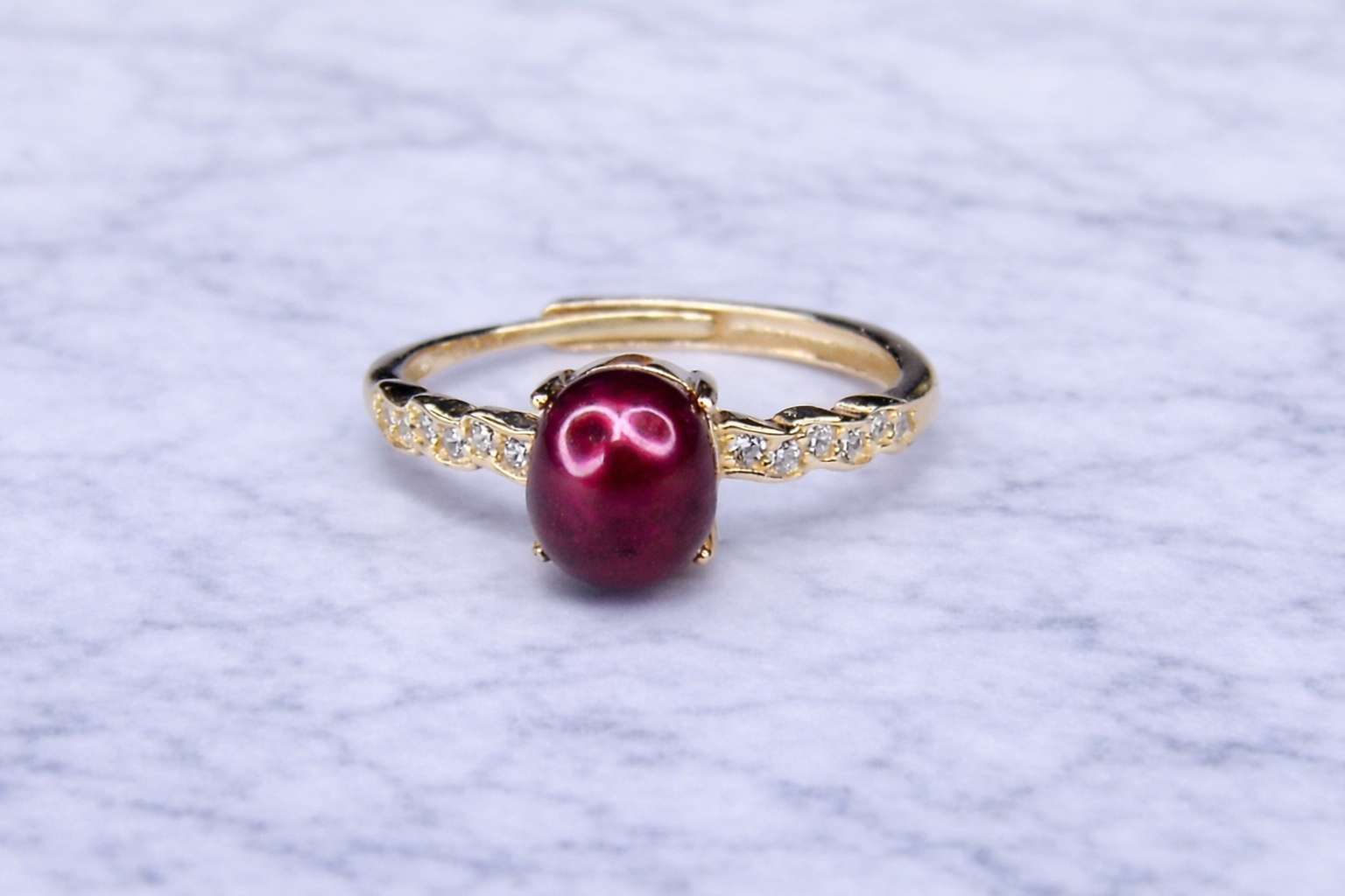 Golden Ember Ring