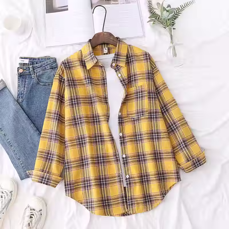 Thumbnail: DreamFit Plaid Shirt