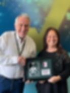 Young woman works from home