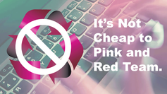 It’s Not Cheap to “Pink” and “Red” Team.