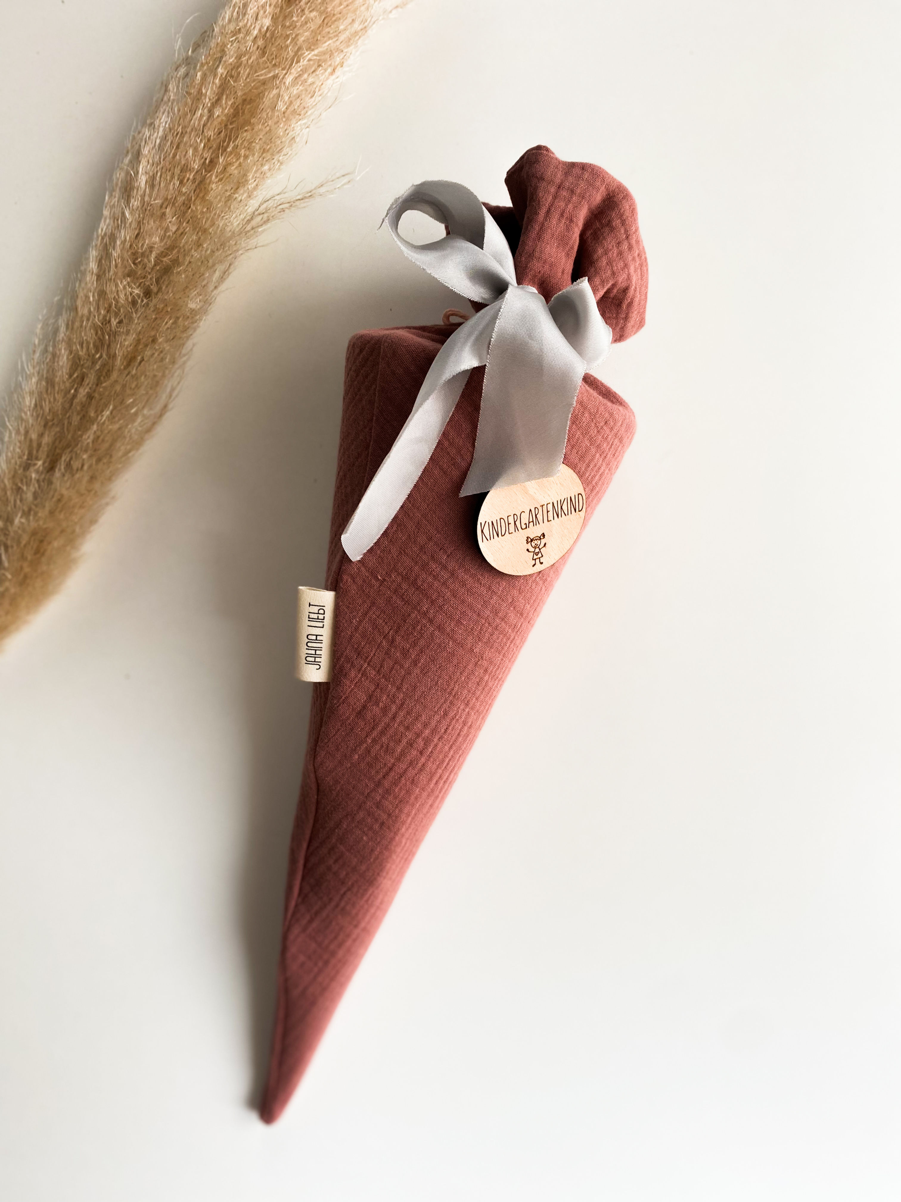 Kindergartentüte "Lehmrosa"