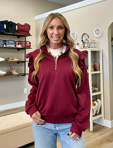 Burgundy Bliss Pullover