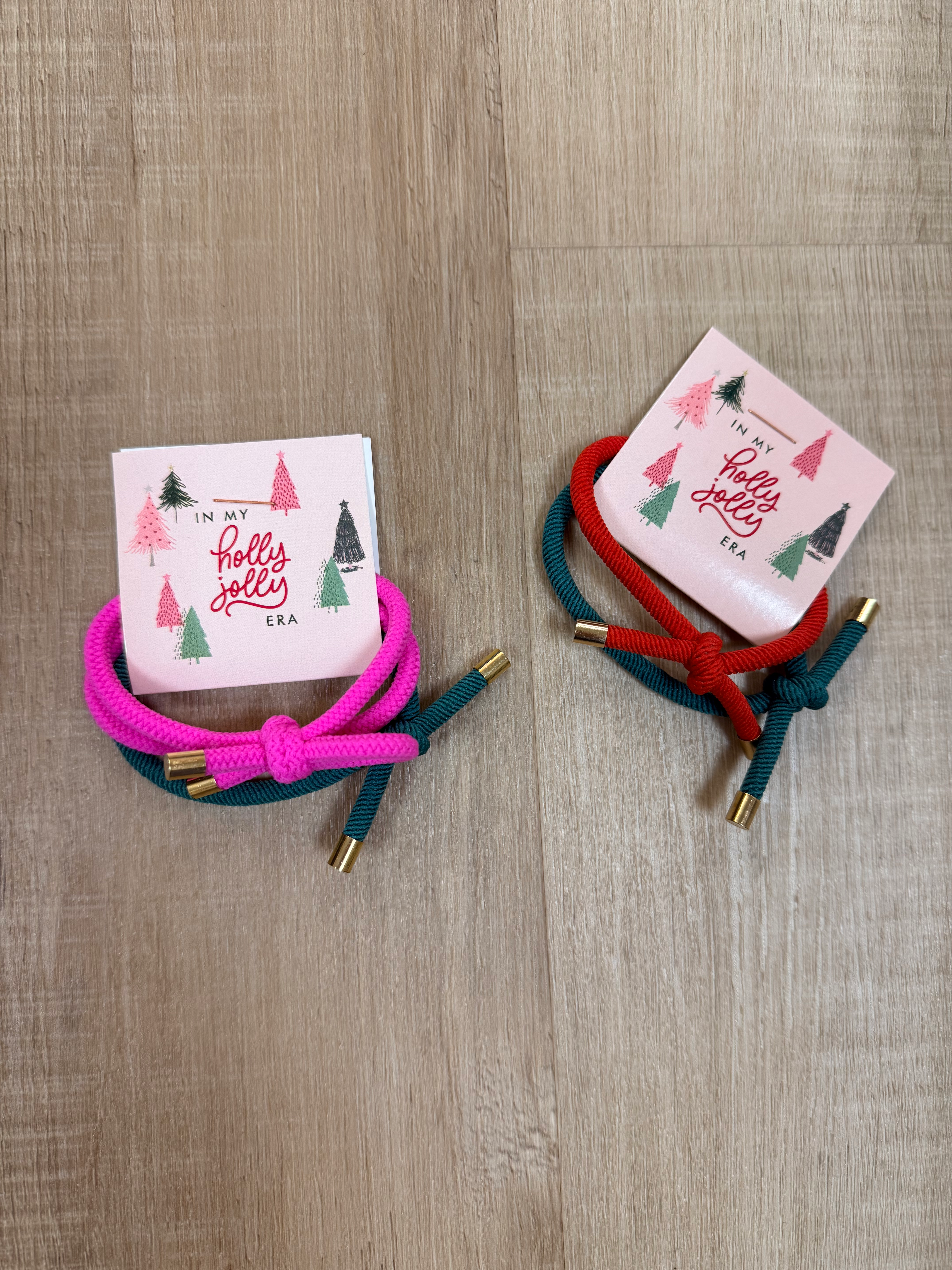 Holly Jolly Hair Tie Set