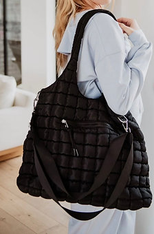 Quilted Puffer Tote