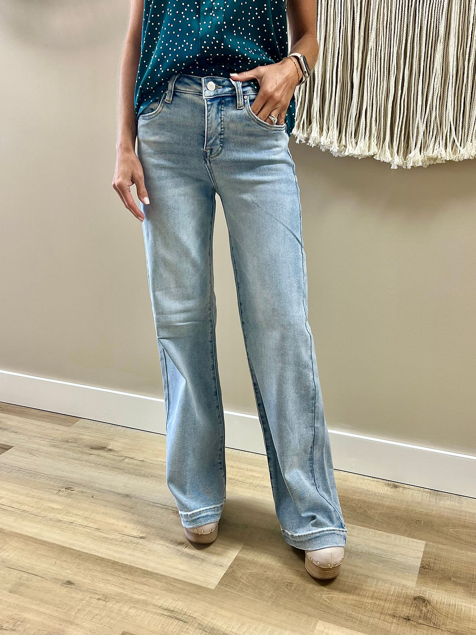 High Rise Trouser Jeans
