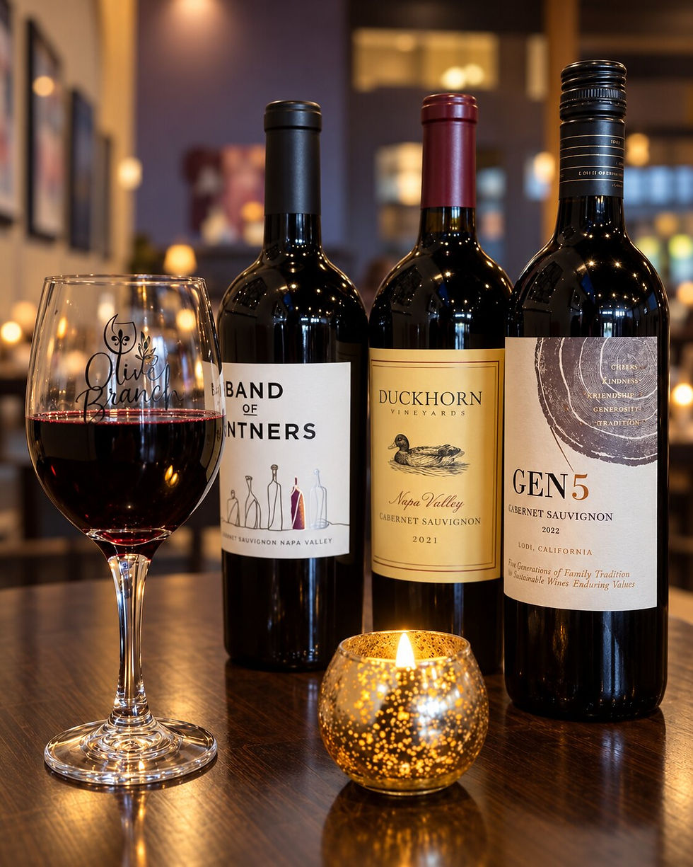Wine at The Olive Branch