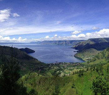 Mountainous Landscape by the Sea