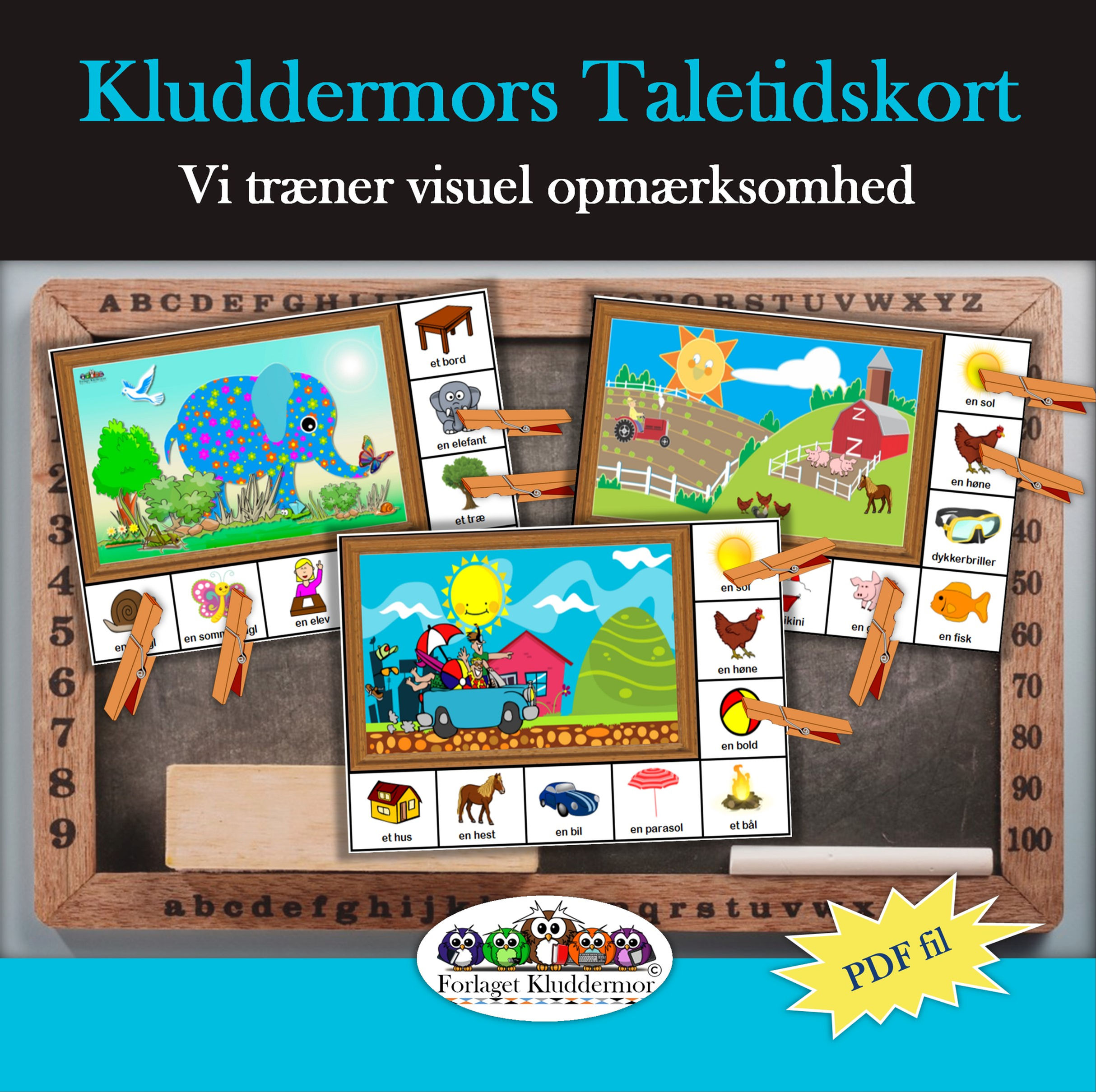 Kluddermors Taletidskort