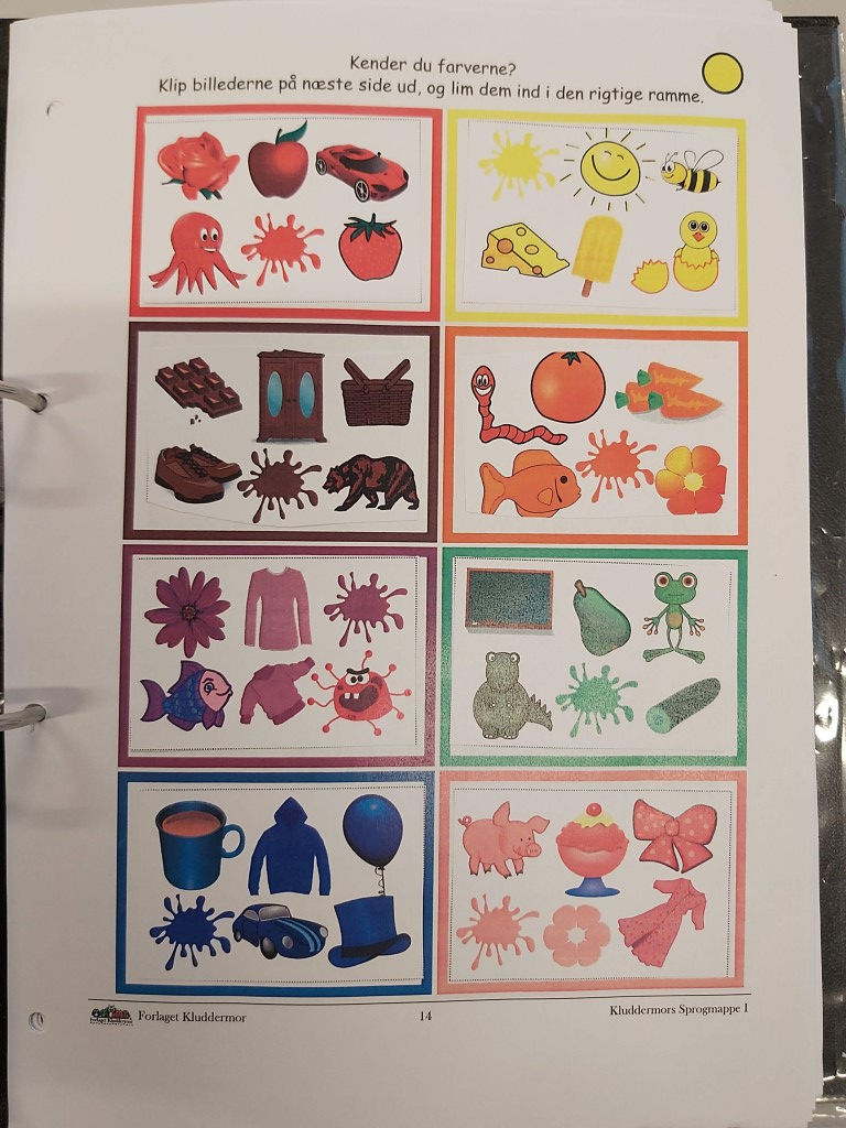 Miniaturebillede: Kluddermors Sprogmappe I