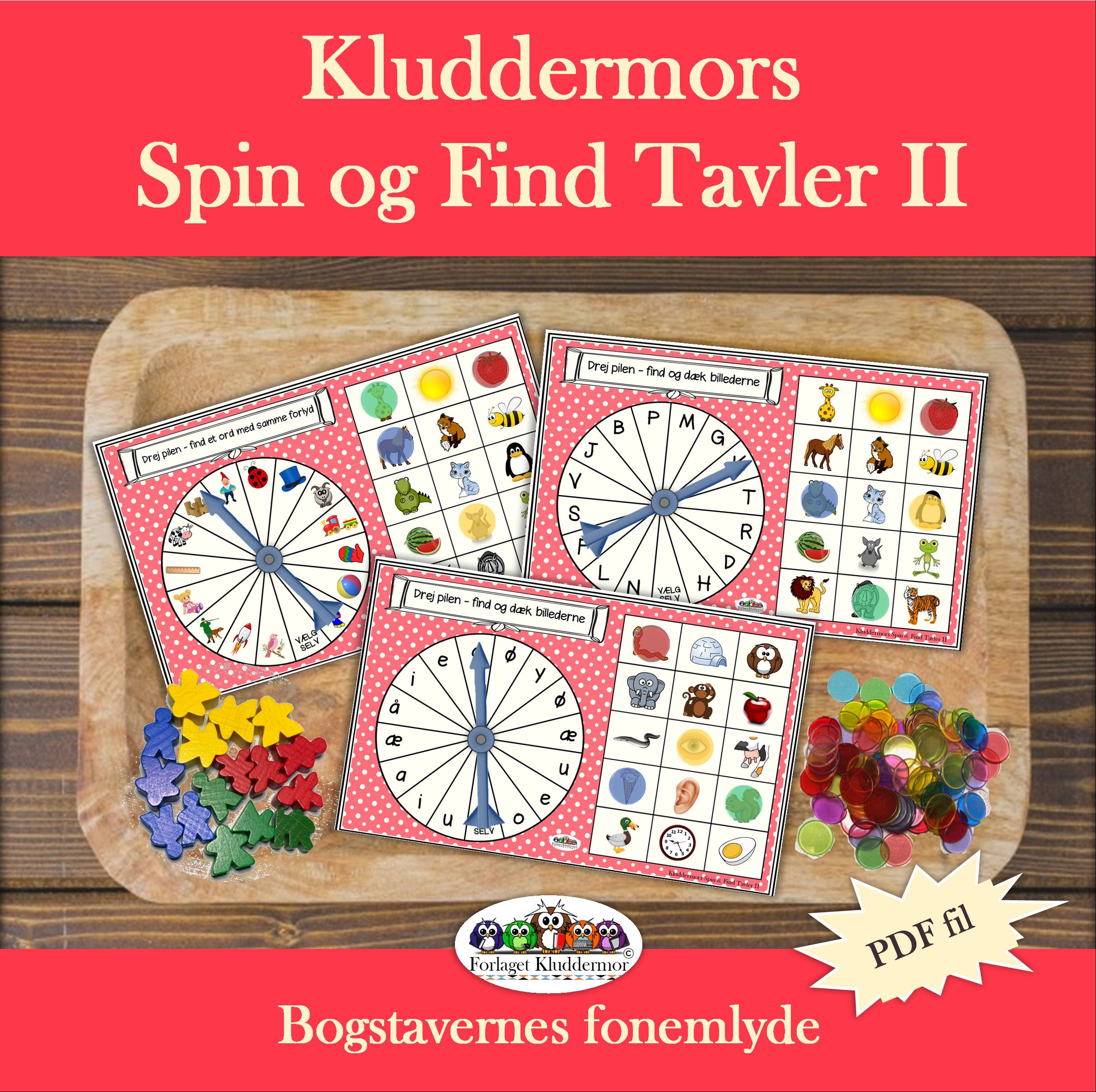 Kluddermors Spin og Find Tavler II