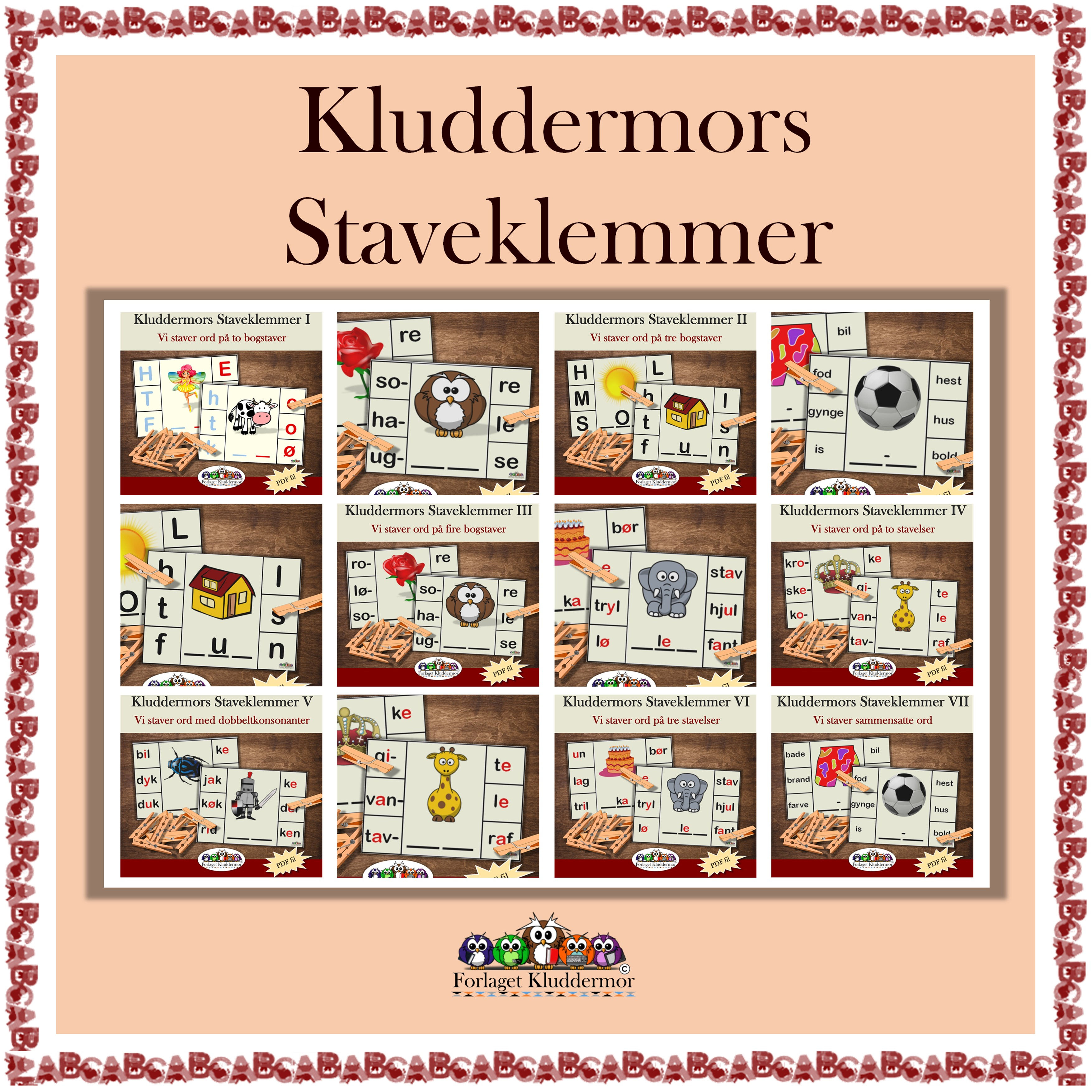 Alle Kluddermors Staveklemmer