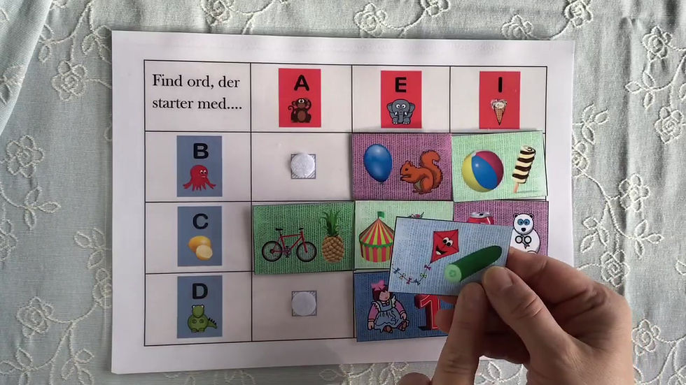 Miniaturebillede: Alle Kluddermors Kombinatoriktavler