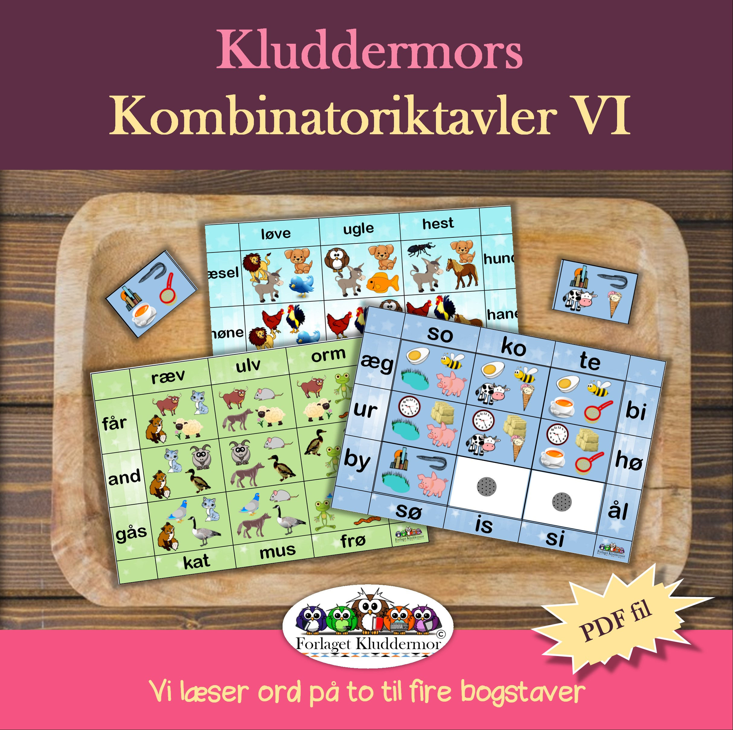 Kluddermors Kombinatoriktavler VI
