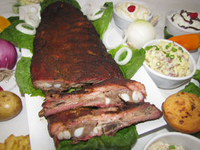 Smoked Mesquite Pork Ribs