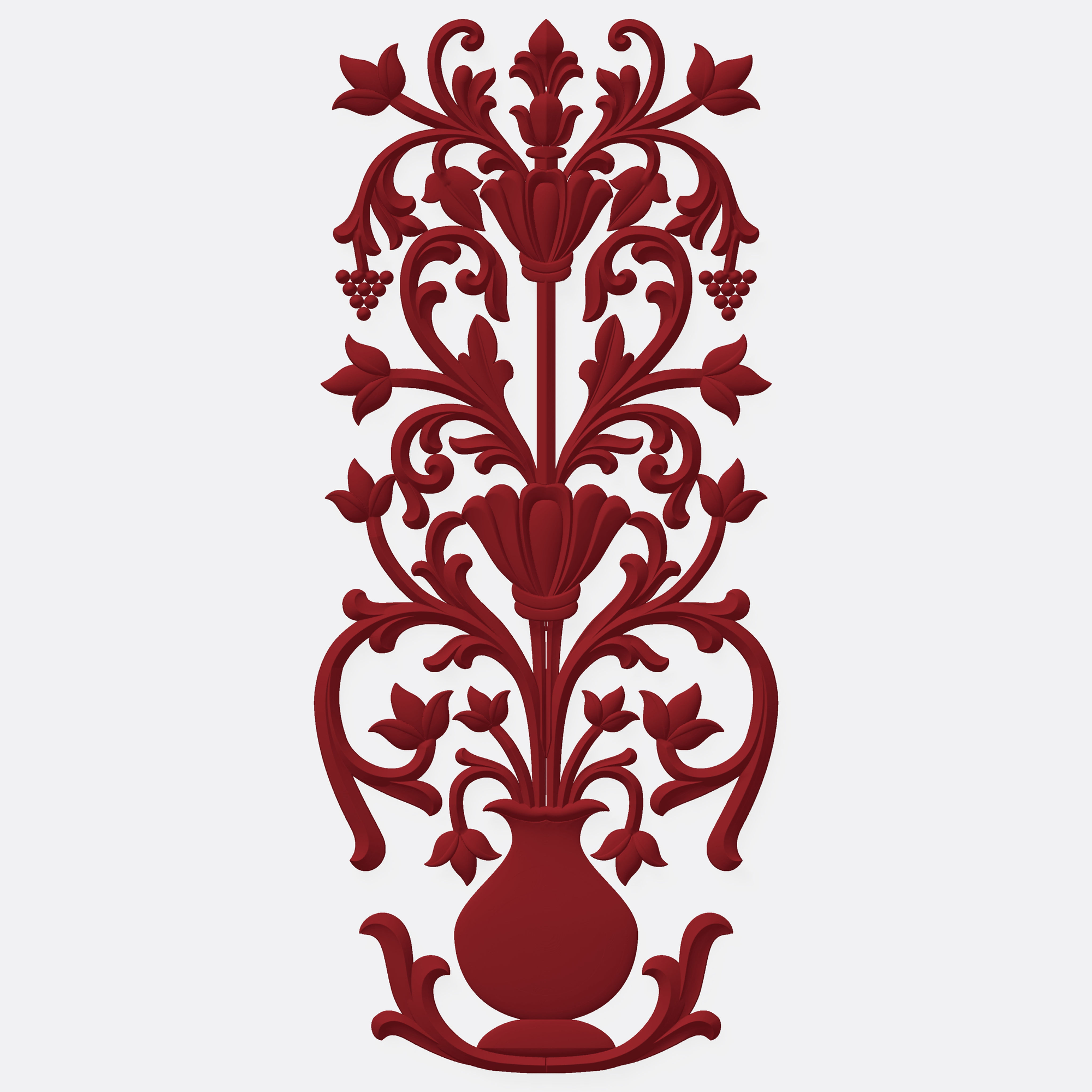 45+ 3D STL Flowers and Floral Flower Vines for CNC Routers Artcam