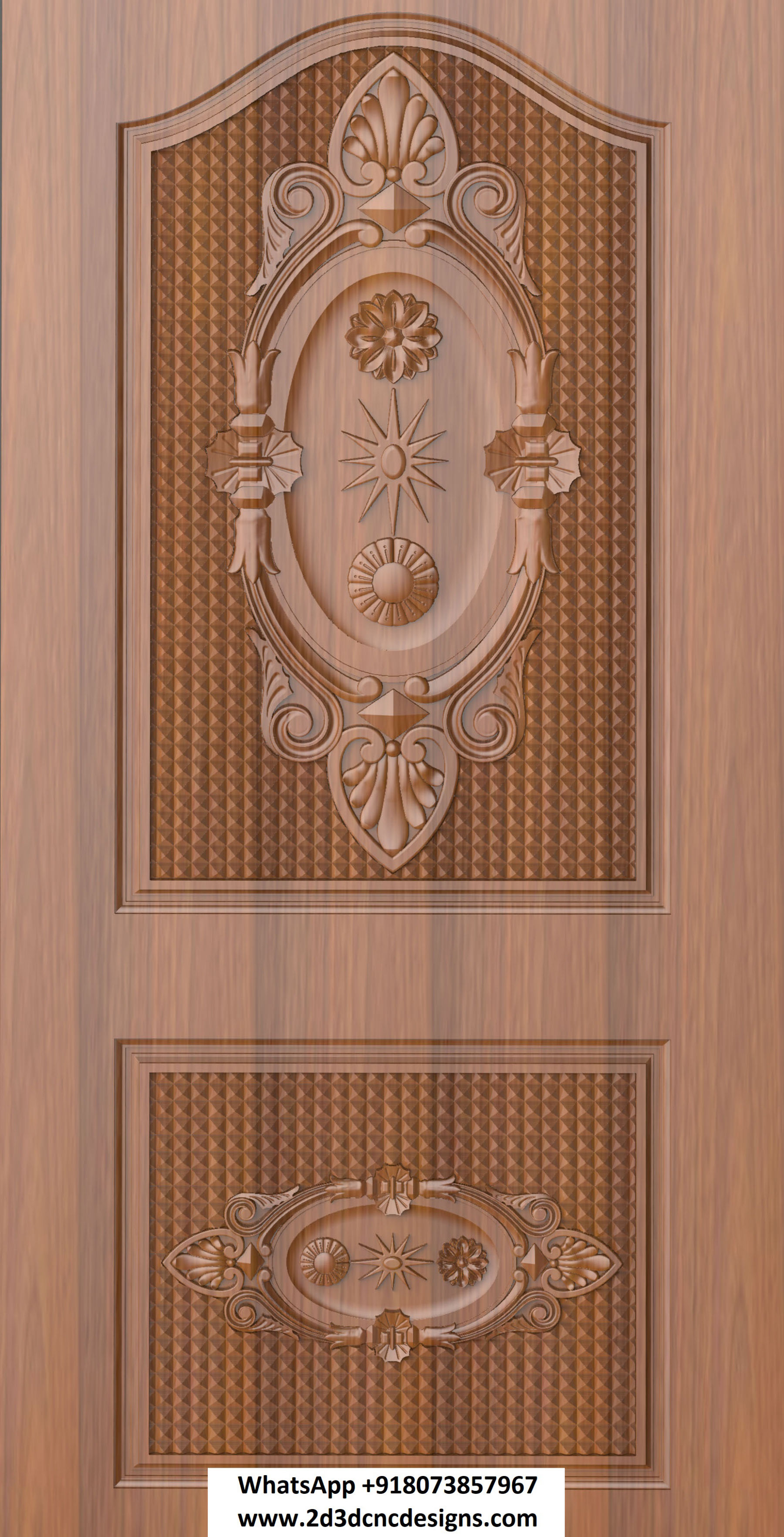 Modern Door 50 3D Design artcam relief file for CNC Router