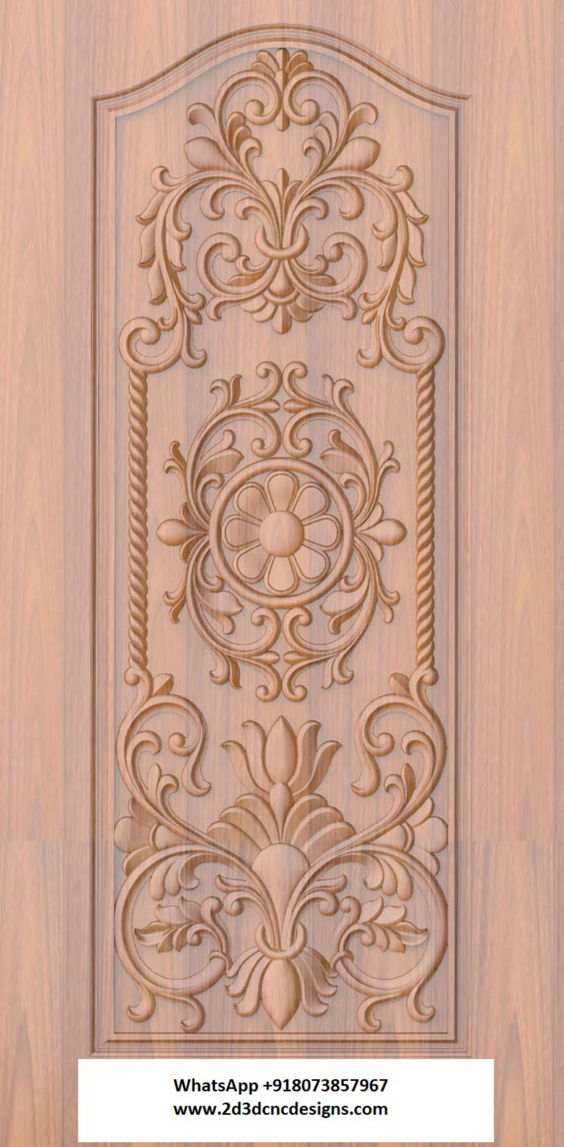 Modern Door 29 3D Design artcam relief file for CNC Router