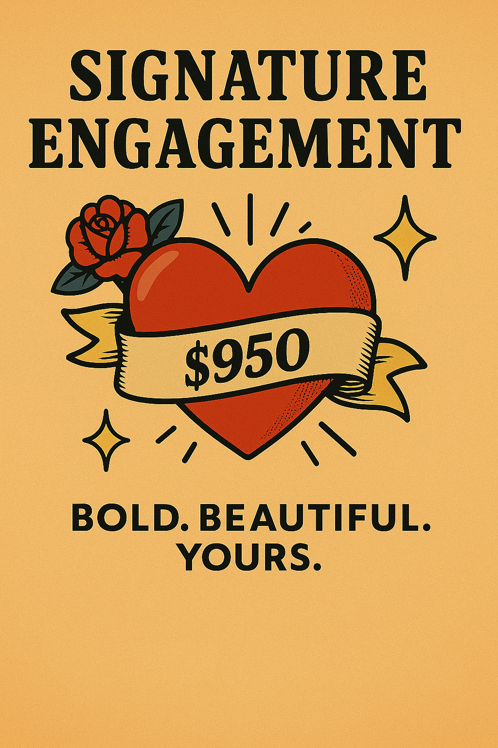 Signature Engagement Portrait Package – 40 images • 90 minutes • 2 locations