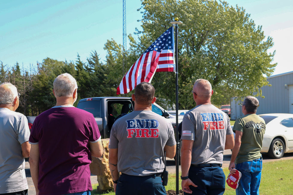 National Veterans Flagpoles United ceremony