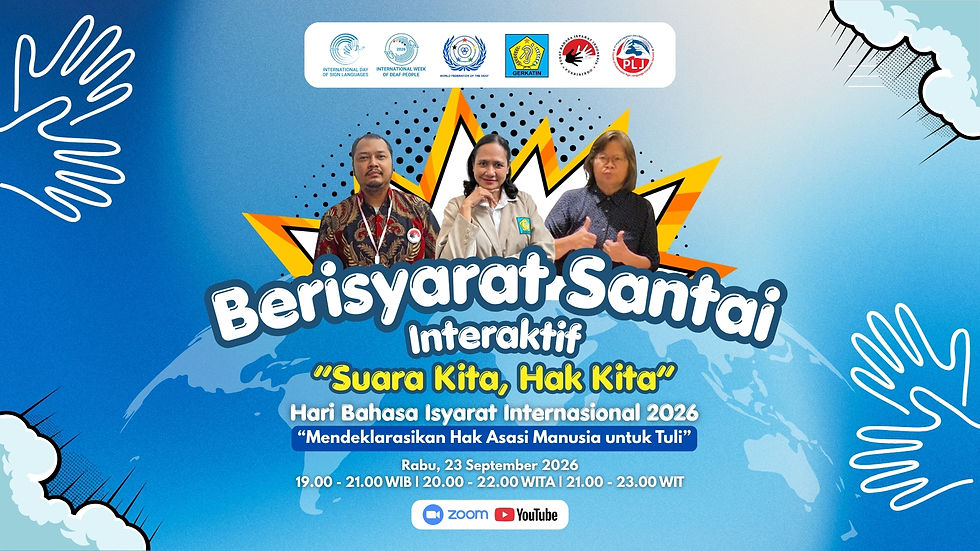 Talkshow Berisyarat Santai Interaktif spesial HBII 2026