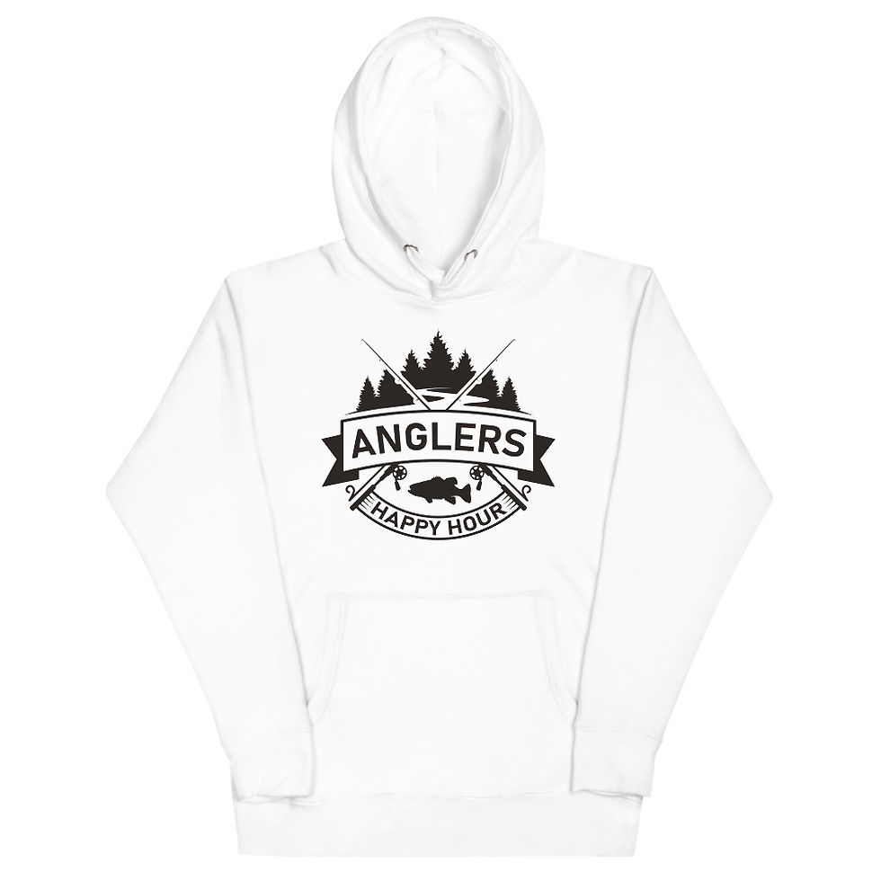 Thumbnail: Winter Edition Anglers Happy Hour Unisex Hoodie
