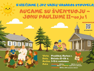 Į vasaros stovyklą su JP2!