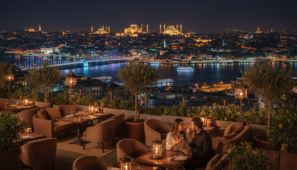 İstanbul'da Özel Bir Akşam İçin Manzaralı Restoran