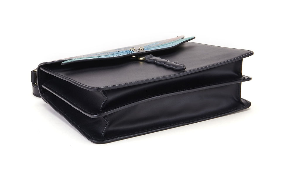 Thumbnail: The Obsidian Dragonfly Top Handle Bag
