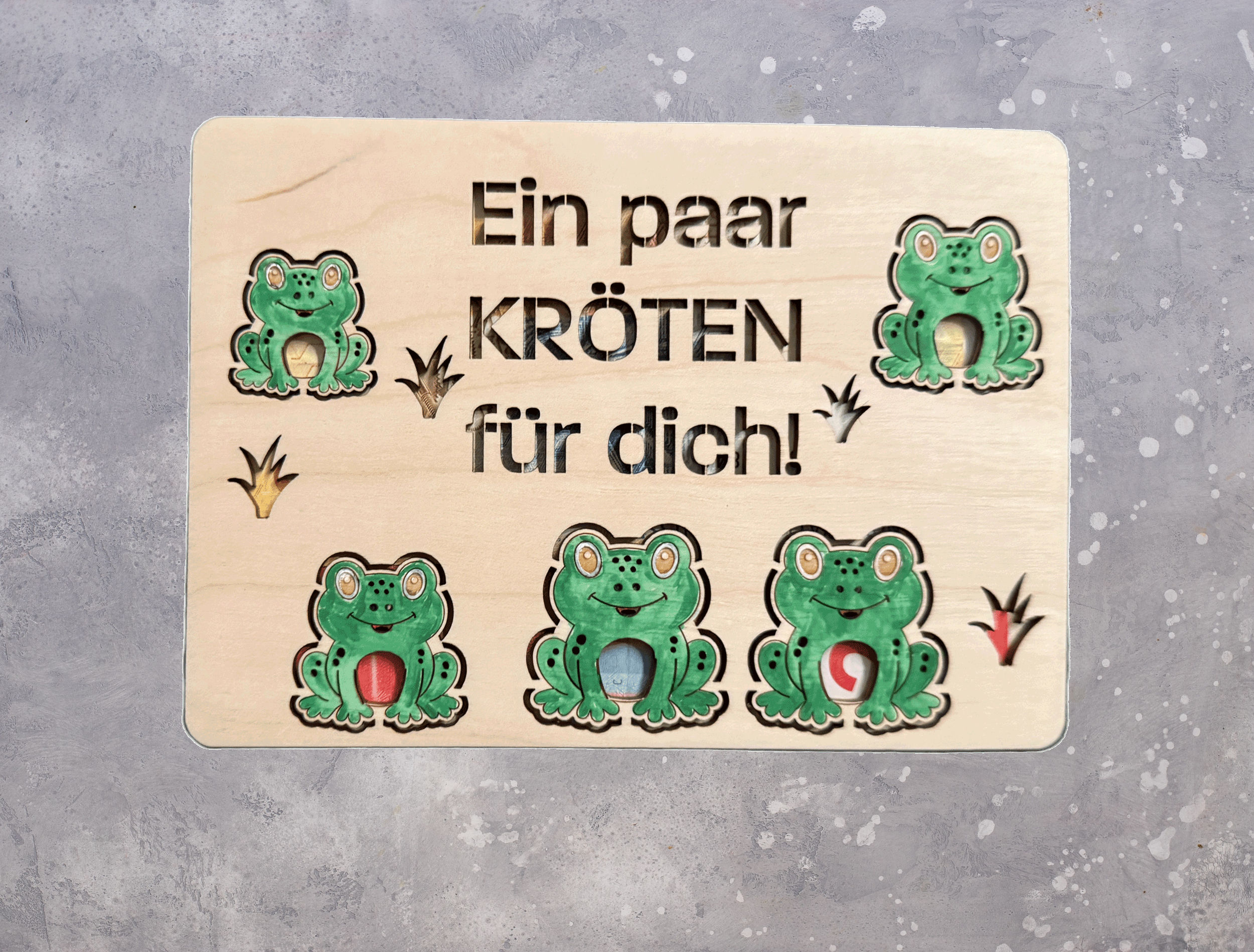 Karte für Geldgeschenke neutral