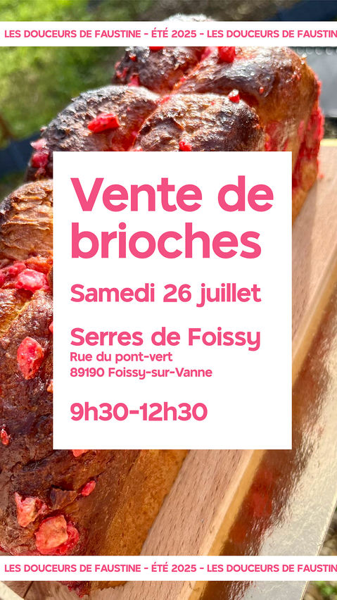 Vente de brioches