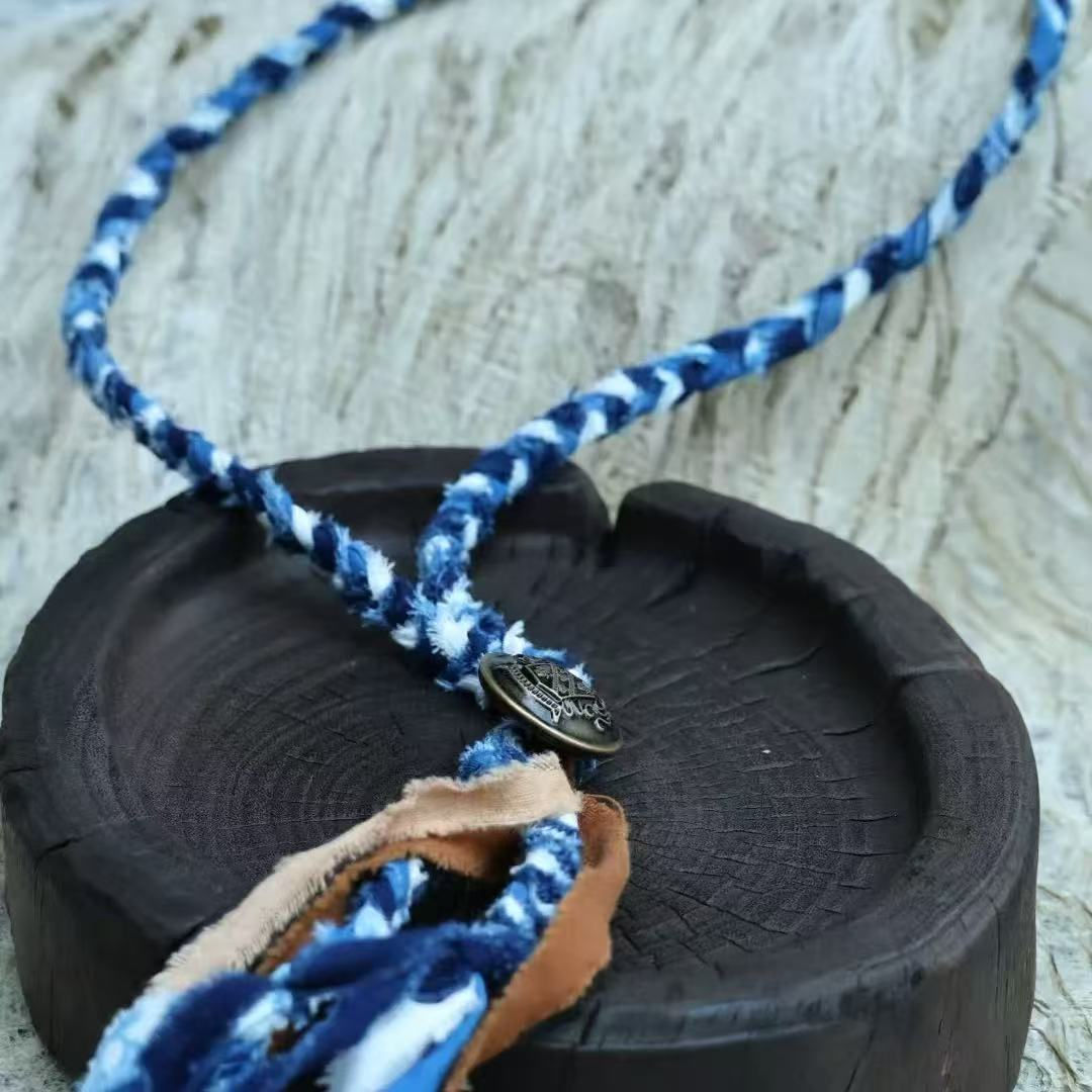 Woven Sky Dali Tie-dye Necklace